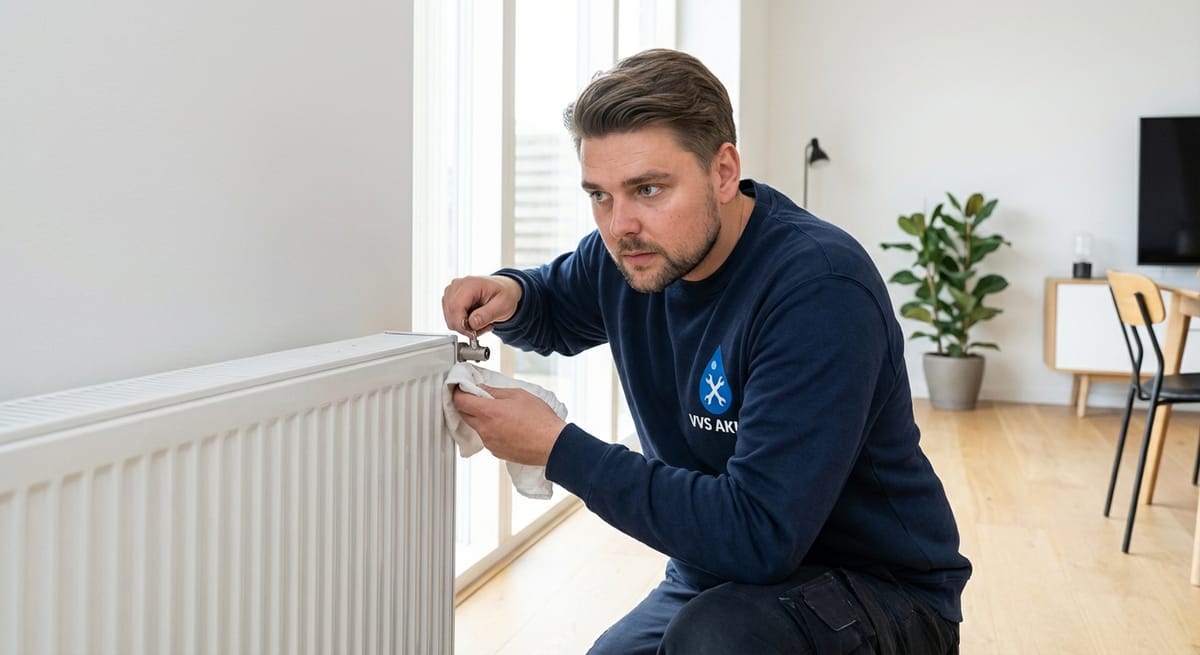 Radiator service i Hillerød
